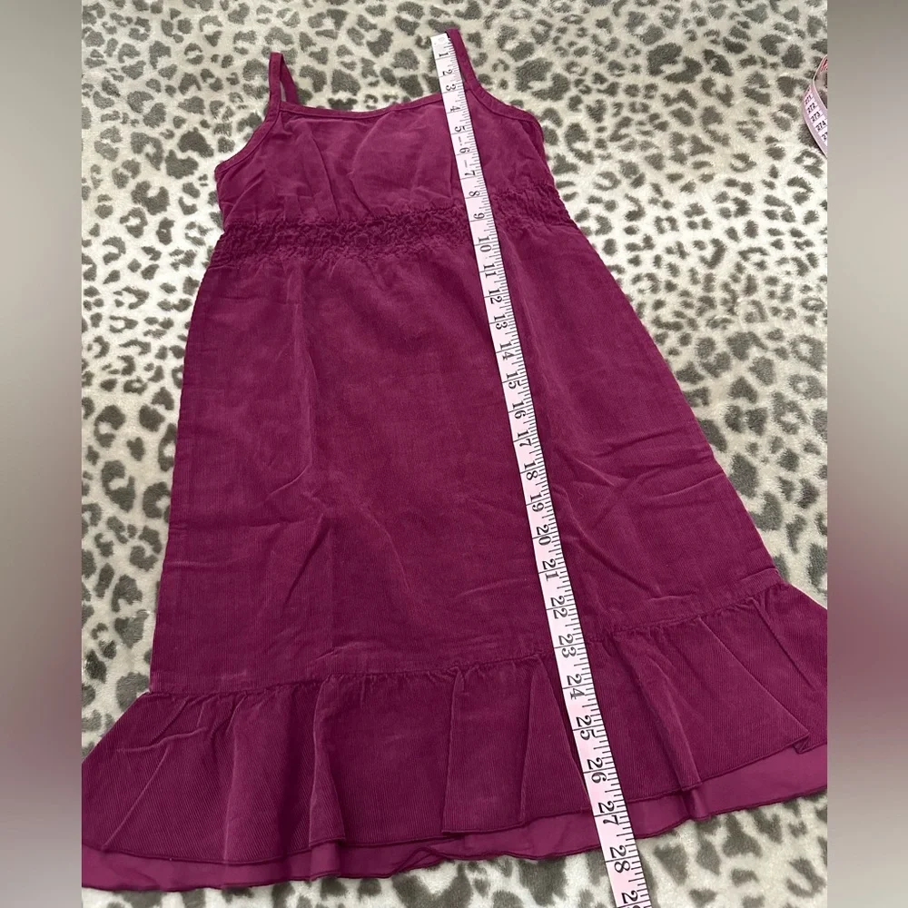 J. Crew Kids Corduroy Tank Dress in Pink Magenta Size XS